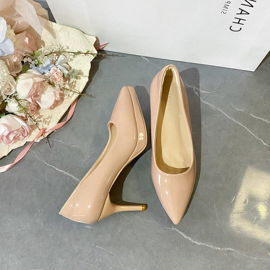 Damen elegante spitze Pumps R&B