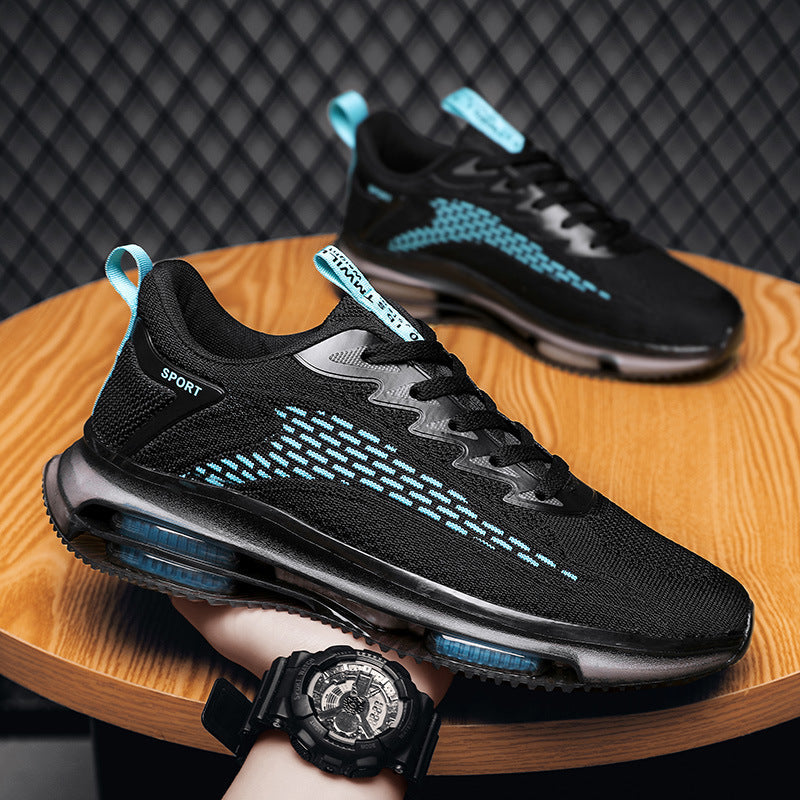 Damen Sportliche Luftpolster Sneakers mit atmungsaktiver Mesh-Oberfläche und dämpfender Sohle R&B