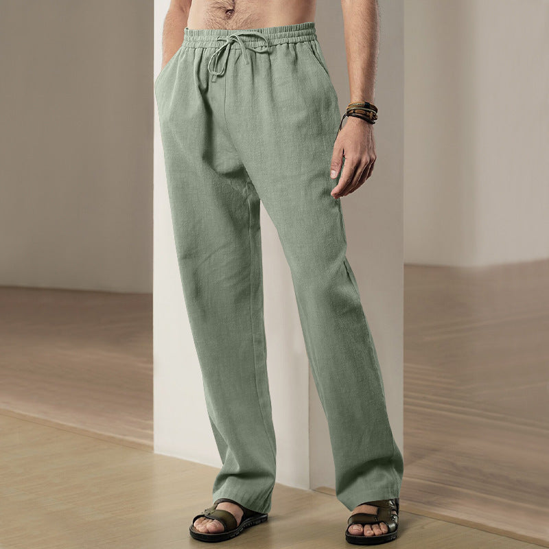 Herren Bequeme Sommerfreizeithose mit elastischem Bund R&B