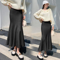 Damen Eleganter, ausgestellter Maxirock aus leichtem Material