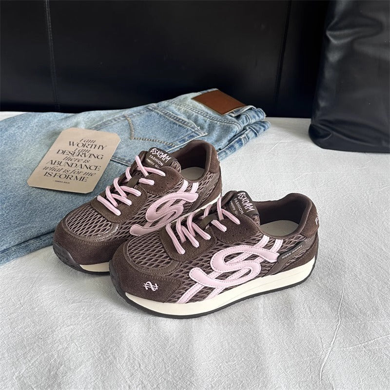 Damen Sportliche Freizeitsneaker mit atmungsaktivem Obermaterial und dämpfender Sohle R&B