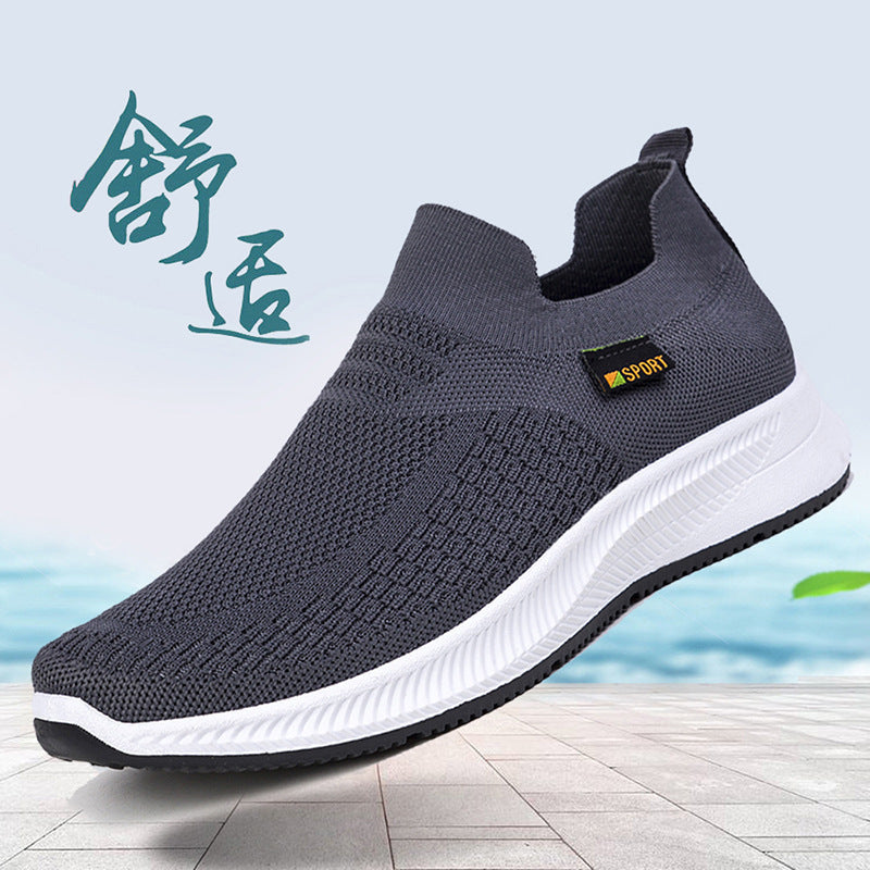 Damen Sportliche Sneaker mit elastischem Strickobermaterial R&B
