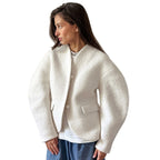 Damen Elegante und oversized Blazerjacke R&B