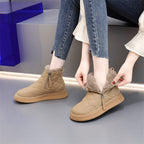 Damen gepolsterte Winterstiefel mit Fleecefutter R&B