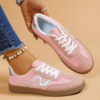 Damen Sportliche Sneakers mit atmungsaktiver Oberflächenstruktur und rutschfester Sohle R&B