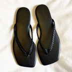 Damen Zehensteg-Sandalen mit modernem Design und ergonomischem Fußbett R&B