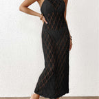 Damen elegantes Häkelkleid R&B
