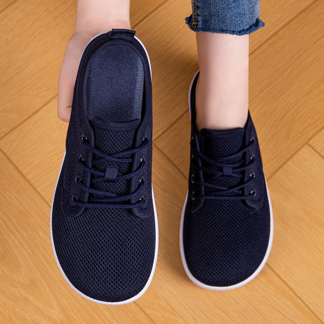 Damen Atmungsaktive Sneaker mit elastischem Lederoberteil R&B