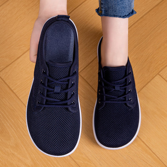 Damen Atmungsaktive Sneaker mit elastischem Lederoberteil R&B
