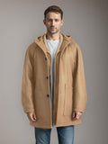 Herren praktische und elegante Softshell-Jacke mit Kapuze R&B
