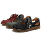 Damen Bequeme und atmungsaktive Freizeitschuhe mit spezieller Lochung R&B