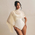 Damen Body mit elegantem Chiffon-Überwurf R&B