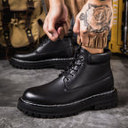 Damen robuste Schnürboots mit rutschfester Profilsohle und atmungsaktivem Obermaterial