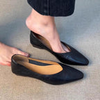 Damen spitze Slipper mit eleganter V-Ausschnittform R&B