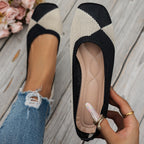 Damen Ballerinas mit atmungsaktivem Mesh-Obermaterial und flexiblem Fußbett R&B