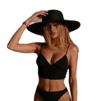 Damen Crop-Bikini-Set mit verstellbaren Trägern R&B