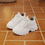 Damen Sportliche Chunky Sneakers mit atmungsaktiver Oberflächenstruktur R&B