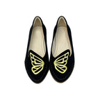 Damen Ballerinas mit filigranem Schmetterlingsdesign