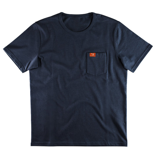 Herren Premium Rundhals T-Shirt mit Brusttasche R&B