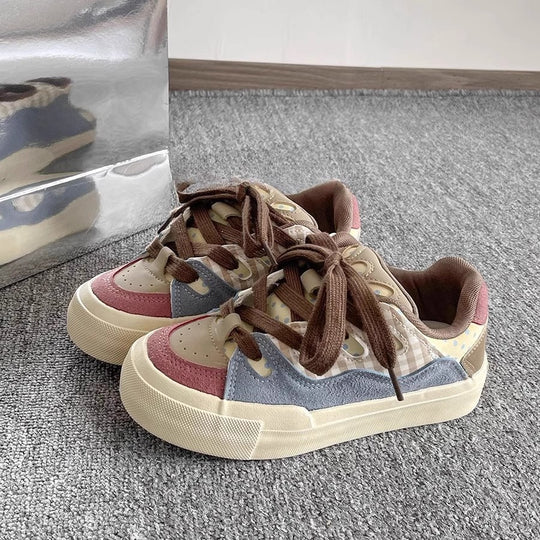 Damen modische Sneaker mit stilvollem Farbdesign R&B
