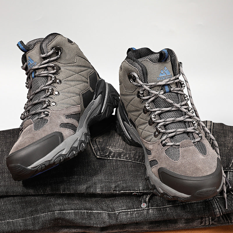 Damen wasserdichte Wanderschuhe mit rutschfester Sohle und atmungsaktivem Obermaterial