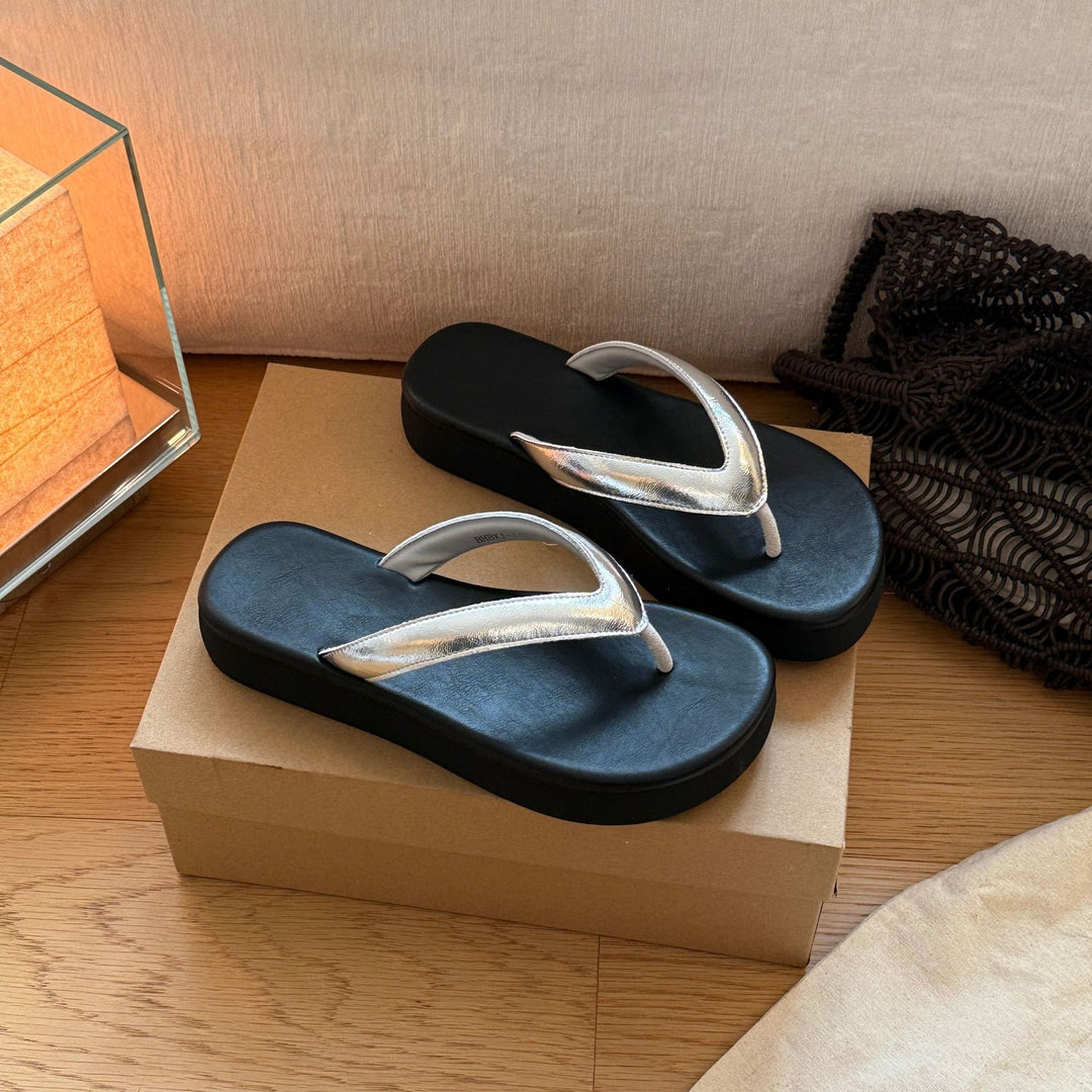 Damen Komfortable Zehentrenner-Sandalen mit ergonomischer Sohle R&B