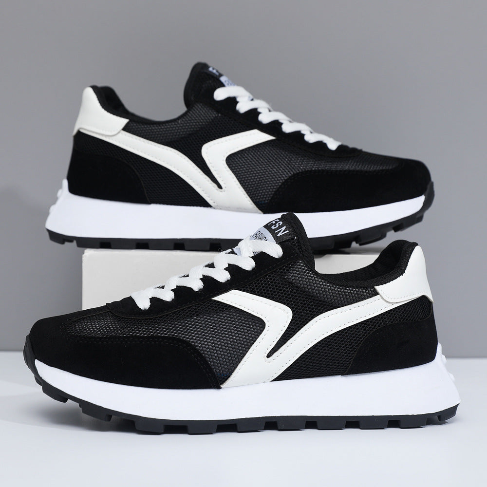 Damen Sportliche Sneaker mit atmungsaktivem Netzmaterial von R&B