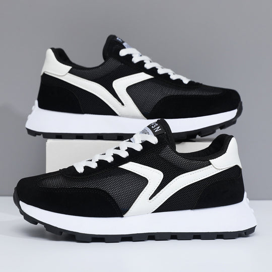 Damen Sportliche Sneaker mit atmungsaktivem Netzmaterial von R&B