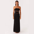 Damen Elegantes Minikleid mit verführerischem Spitzenoberteil und figurbetontem Schnitt R&B