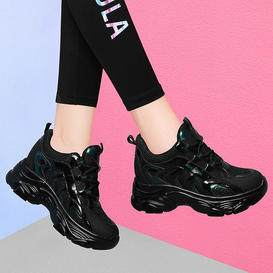 Damen Sportliche Sneakers mit atmungsaktiver Struktur und stoßdämpfender Sohle R&B