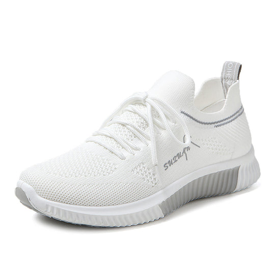 Damen Sportliche Freizeitsneaker mit atmungsaktivem Mesh-Obermaterial und Dämpfungssystem R&B