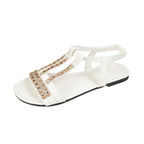 Damen Elegante Riemen-Sandalen mit funkelnden Akzenten und komfortabler Fußbettung R&B