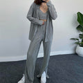 Damen elegantes Loungewear Set mit schicker Streifenoptik und weitem Schnitt R&B