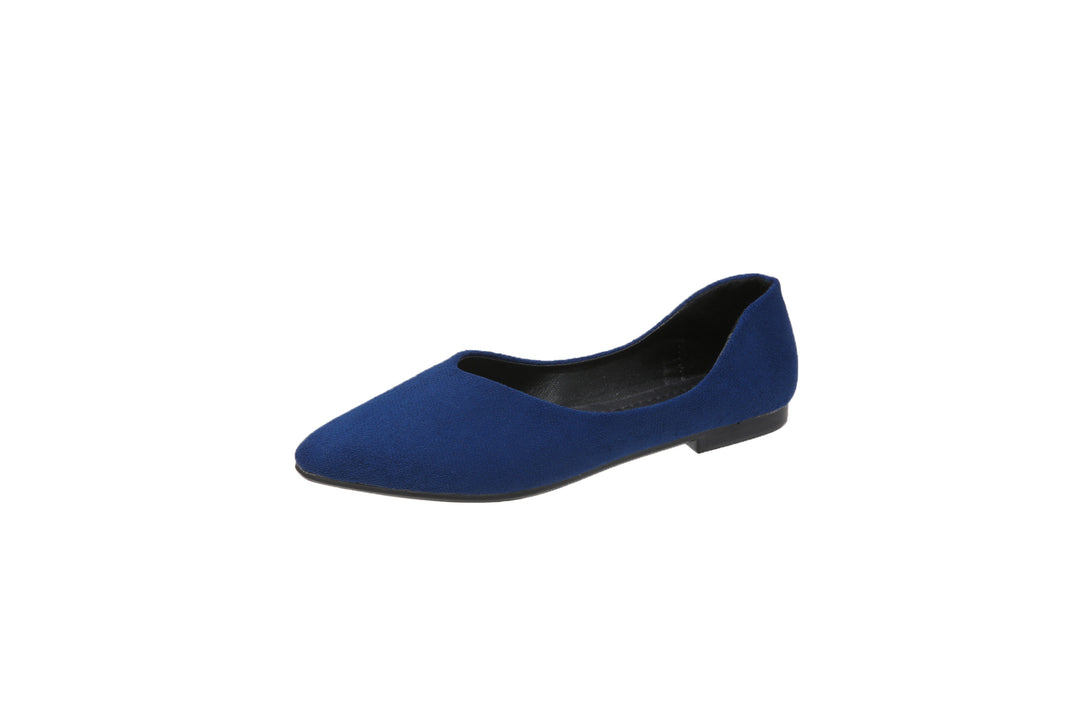 Damen Ballerinas im eleganten, minimalistischen Design mit spitzer Zehenpartie R&B