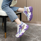 Damen Sportliche Chunky Sneakers mit atmungsaktivem Obermaterial und rutschfester Sohle R&B
