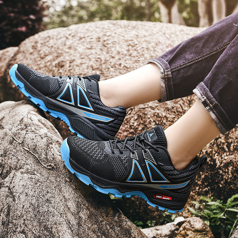 Damen Outdoor-Laufschuhe mit rutschfester Sohlenkonstruktion und atmungsaktivem Obermaterial R&B