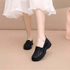 Damen Slip-On Freizeit-Schuhe mit floralem Design R&B