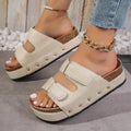 Damen Komfortable Sandalen mit Plattform R&B