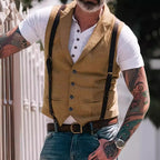 Herren elegante Weste mit praktischen Haltern