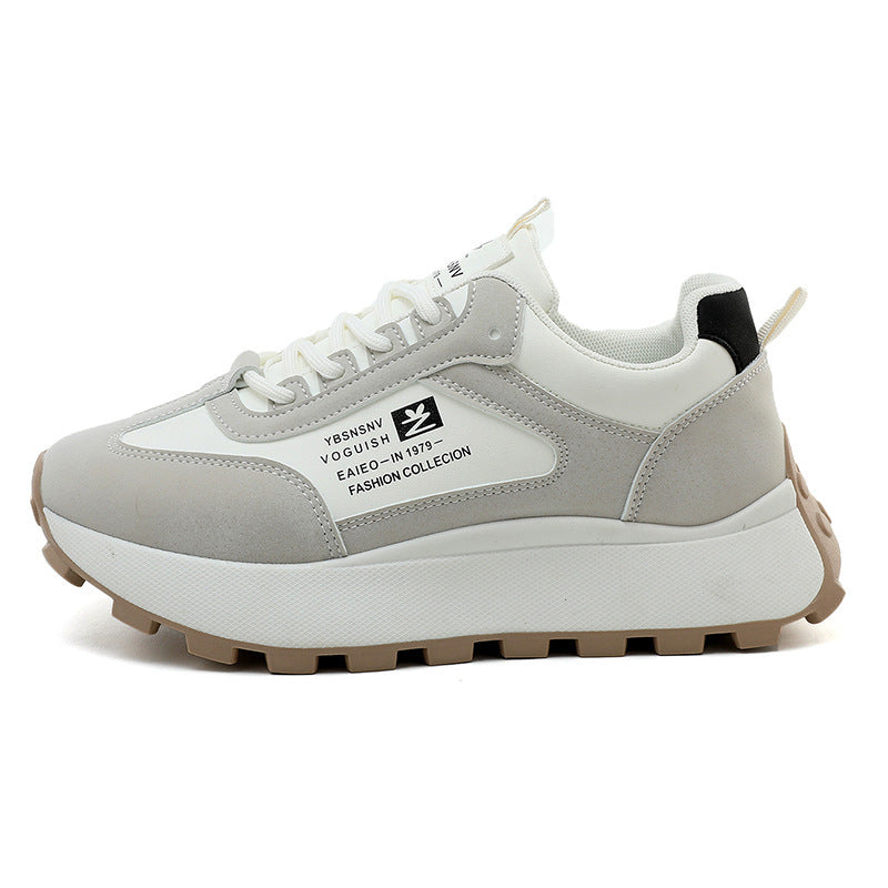Damen Chunky Sneakers mit atmungsaktiven Mesh-Einsätzen und dämpfender Sohle R&B