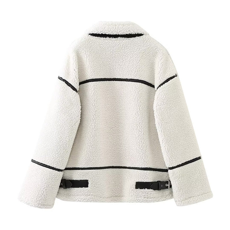 Damen Fleecejacke mit hohem Kragen R&B