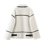 Damen Fleecejacke mit hohem Kragen R&B