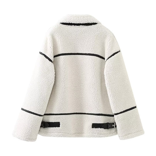 Damen Fleecejacke mit hohem Kragen R&B
