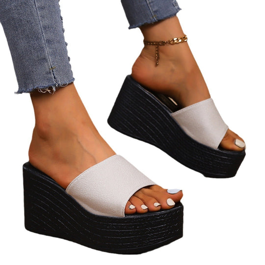 Damen Wedge-Pantoletten mit elegantem Schnitt und komfortabler Sohle R&B