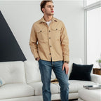 Herren modische leichtgewichtige Chore-Jacke mit praktischen Taschen R&B
