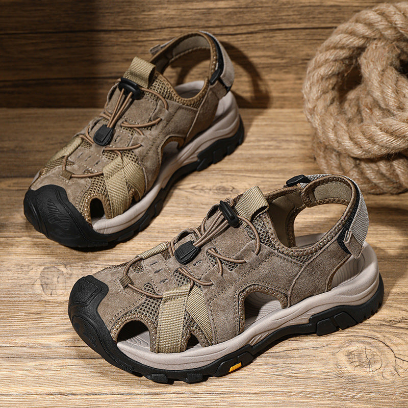 Damen Sportliche Trekking-Sandalen mit rutschfester Sohle und atmungsaktivem Design R&B