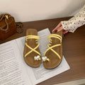 Damen modische Flip-Flops mit elegantem Herzschmuck und komfortablen Riemen EB