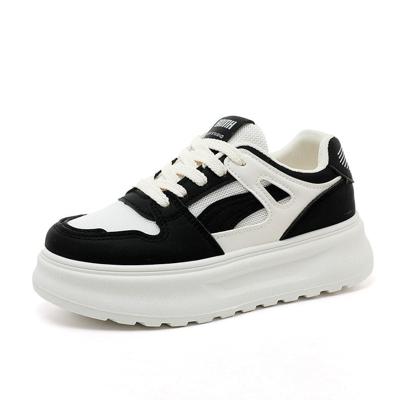 Damen modische Chunky Sneakers mit atmungsaktiver Mesh-Oberfläche und robustem Profil R&B