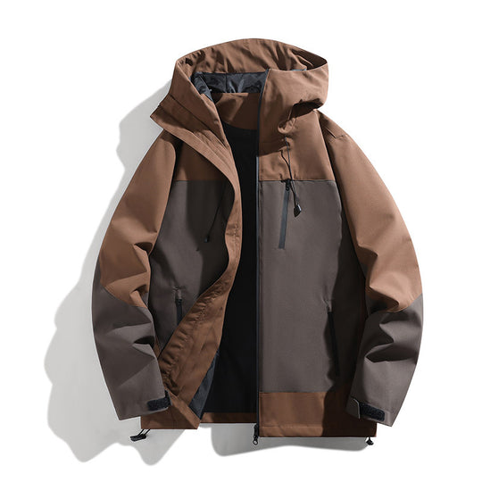 Damen technische Allwetterjacke mit vielseitigem Kapuzendesign und verstellbaren Belüftungsöffnungen R&B