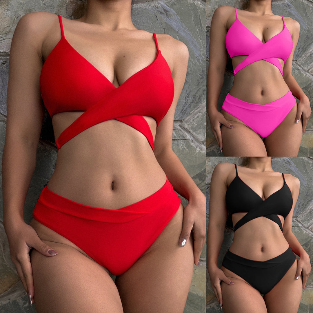 Damen Triangel-Bikini mit modischen Akzenten R&B